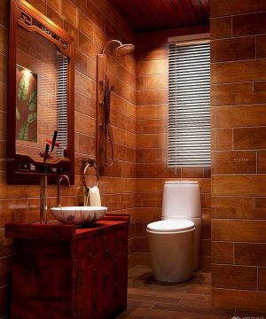 古典风格厕所窗帘装修效果图