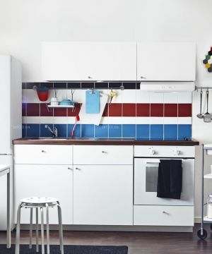 韩式简洁小型家居室厨房装修效果图