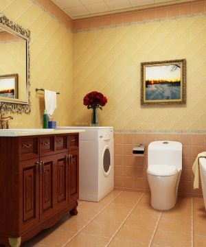 欧美古典厕所装修效果图大全