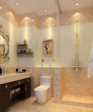 卫生间浴室柜装修设计效果图片