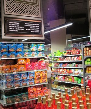 国外最新超市货架装修效果图片大全