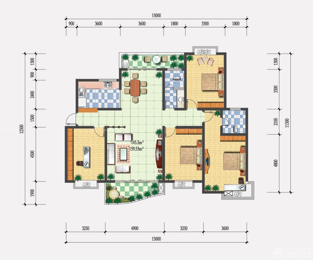 自建房厨房设计平面图