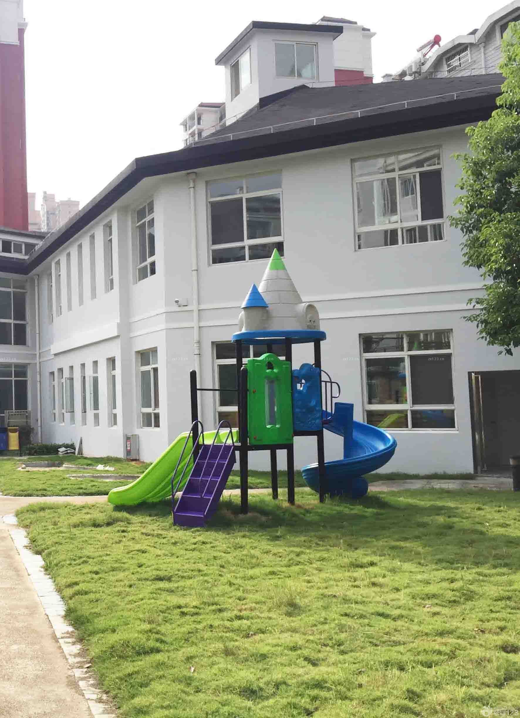 最新幼儿园滑梯设计效果图片欣赏