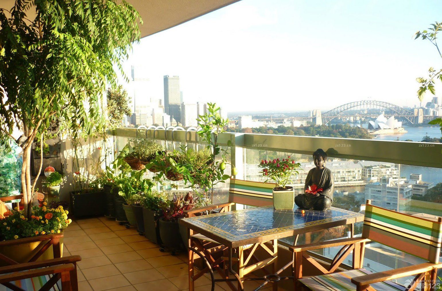 田园风装饰阳台装修效果图欣赏