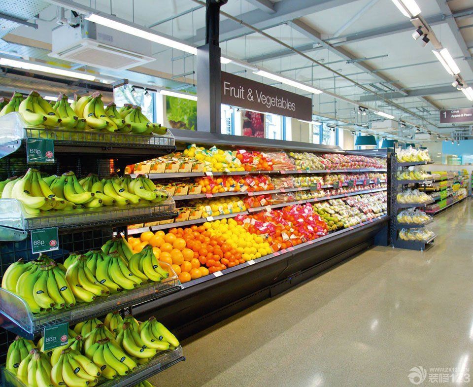 大型超市室内装饰效果图片鉴赏