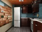 长方形厨房墙面设计装修效果图片