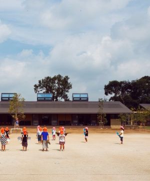 日式幼儿园操场设计装修效果图