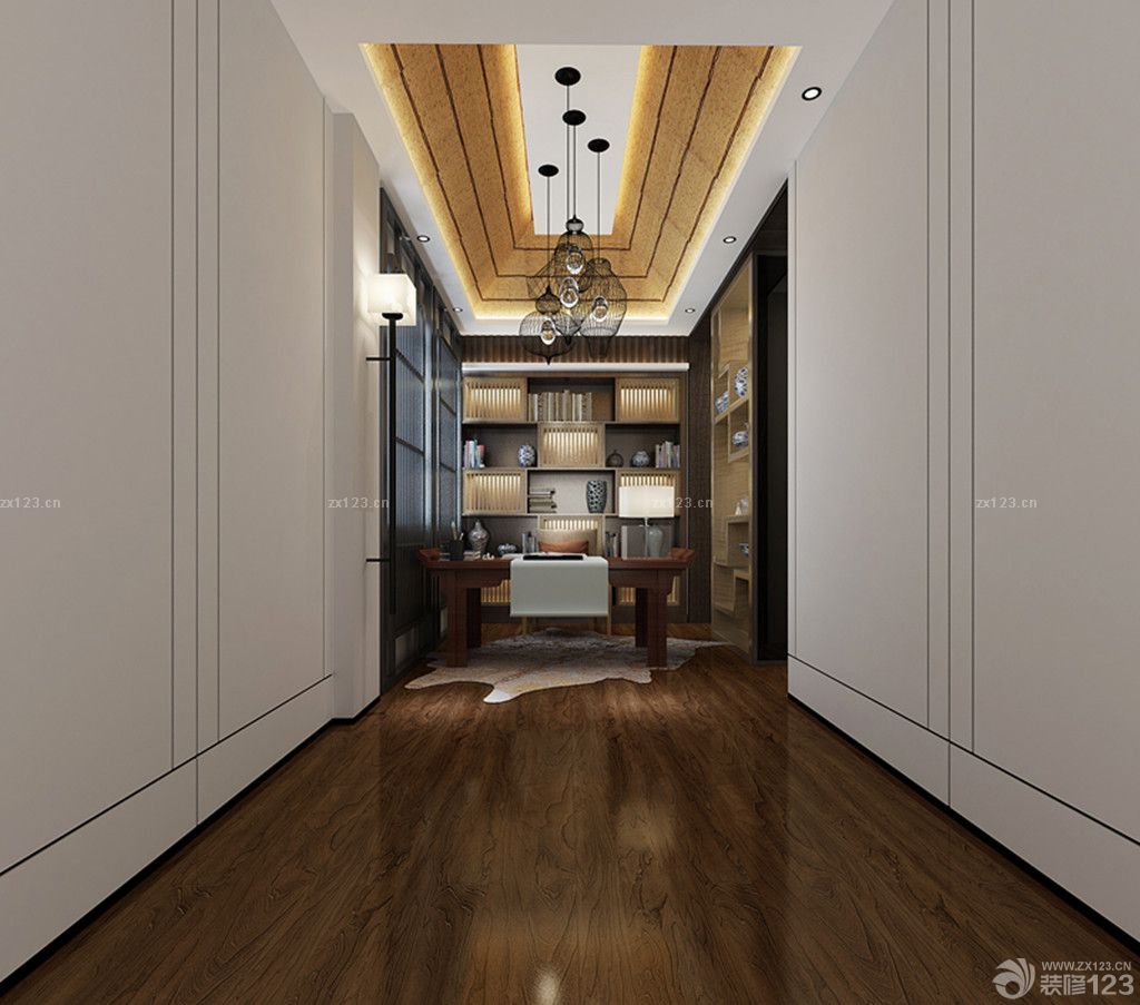 家装设计效果图 书房设计