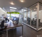 办公室室内玻璃门装修效果图片大全