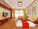 中式新古典客厅装饰画装修案例