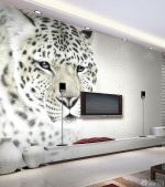 最新现代客厅3d电视背景墙装修效果图