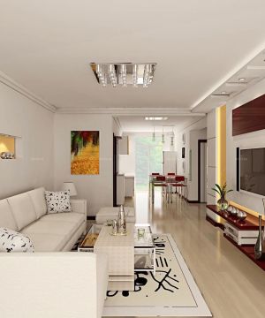 现代超小户型客厅装修设计效果图