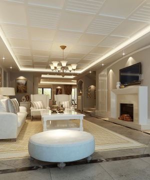 别墅家装客厅设计装修效果图欣赏