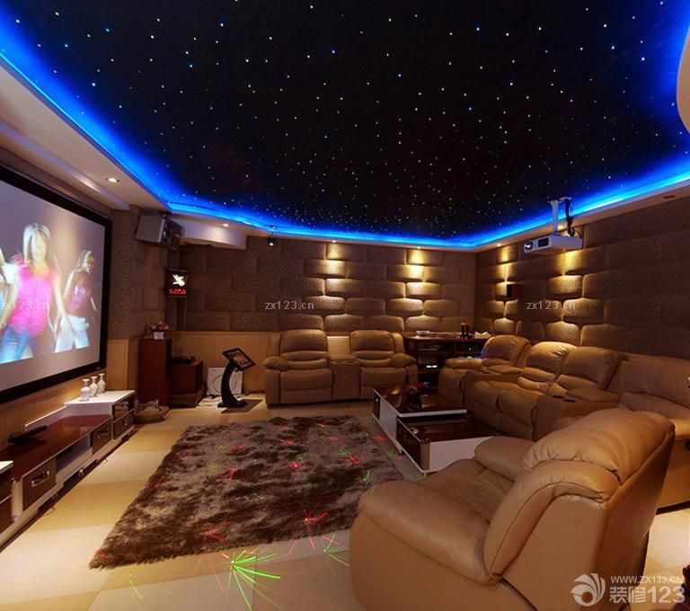 家庭休闲区地下室装修效果图片