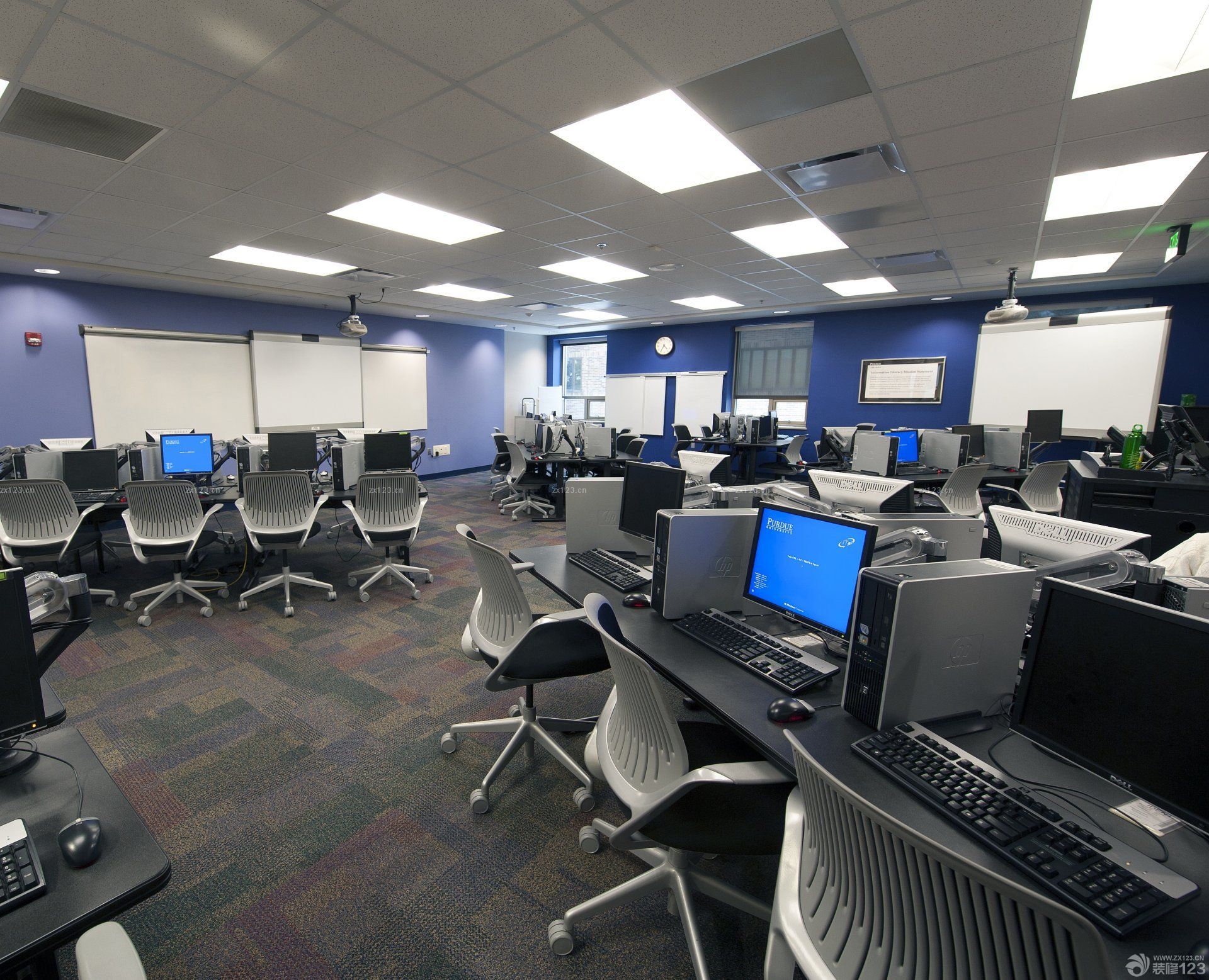 大办公室室内地毯装修效果图片