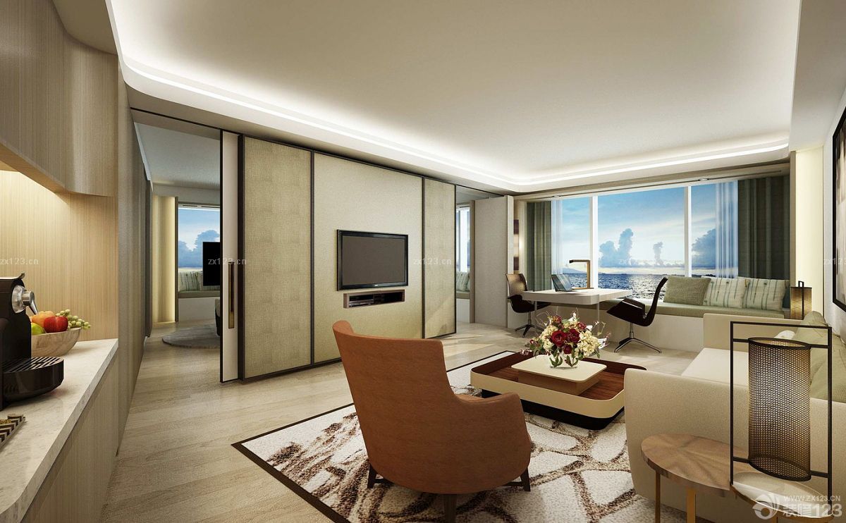 家装客厅电视墙装修效果图片欣赏