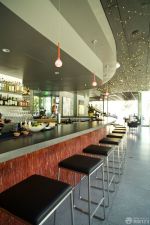简约现代主题酒吧灰色地砖装修设计效果图片