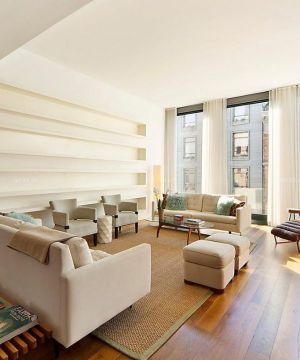 现代客厅墙面装饰装修效果图片欣赏