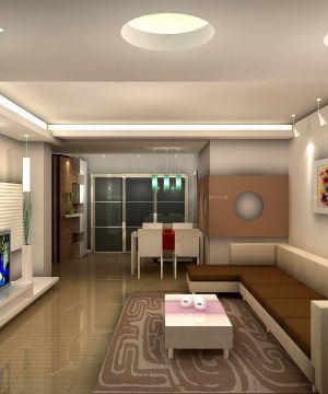 小户型家装玻璃隔断装修效果图片