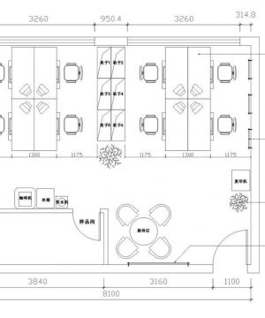 办公室设计平面图片