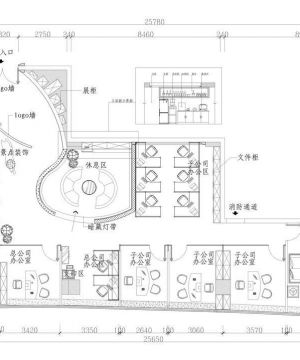 公司办公室设计平面图片