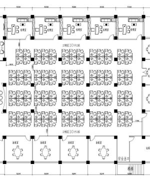 写字楼办公室设计平面图片