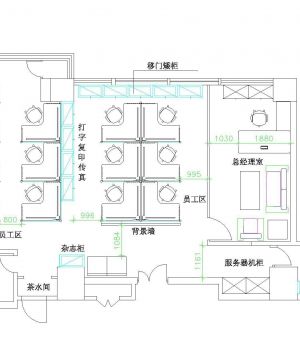 最新办公室设计平面图片