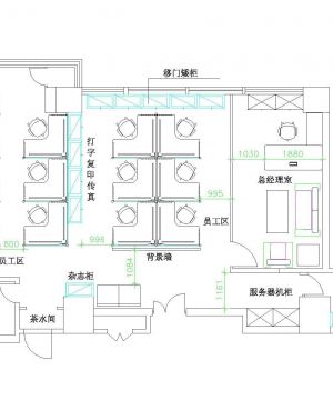 最新办公室设计平面图片