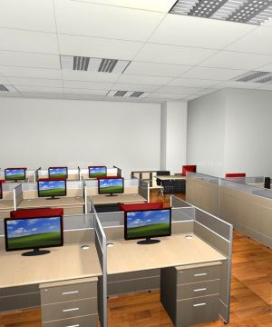 现代办公室室内简装修设计图片