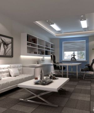 普通办公室室内柜子装修设计效果图图片