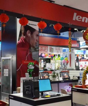 电脑专卖店面设计装修效果图