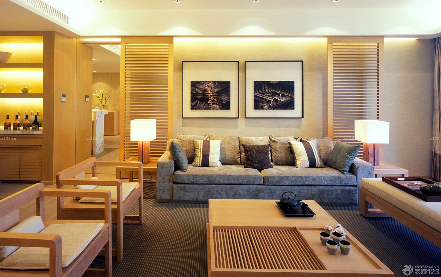 20平米小户型台灯装修效果图片