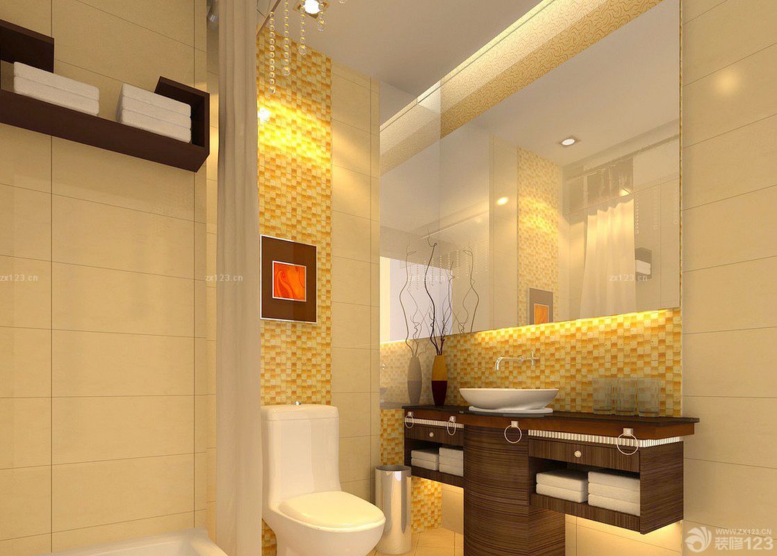 新古典风格酒店厕所装修效果图