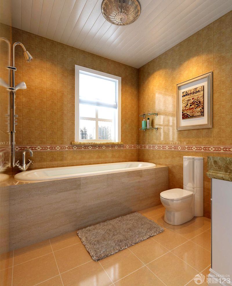 家庭卫生间装修效果图大全2025图片 墙面装饰装修效果图片