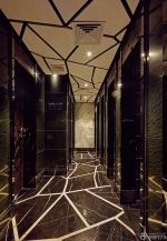 豪华酒吧卫生间装修石材地面效果图片