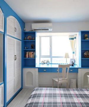 地中海风格卧室柜子装修效果图片