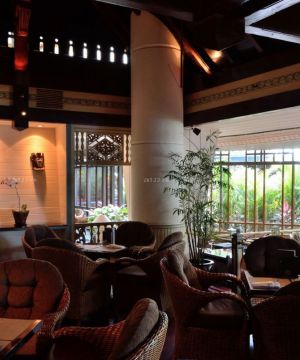 藤具装修酒吧餐厅图欣赏