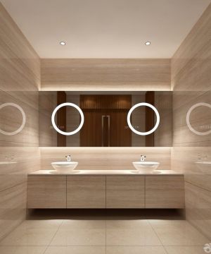 酒店厕所洗手间设计装修效果图