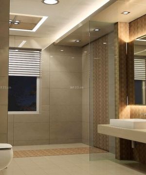 新古典主义酒店厕所装修效果图