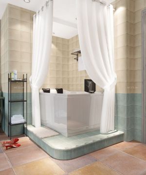 100平米房子浴室装修图片