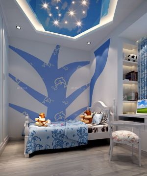 70平方房子卧室吊顶设计装修效果图