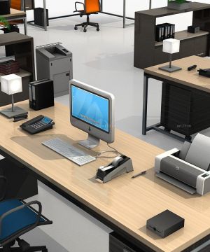 现代办公室工装装修效果图集