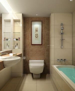 家庭卫生间装修效果图大全2023图片 浴缸装修效果图片