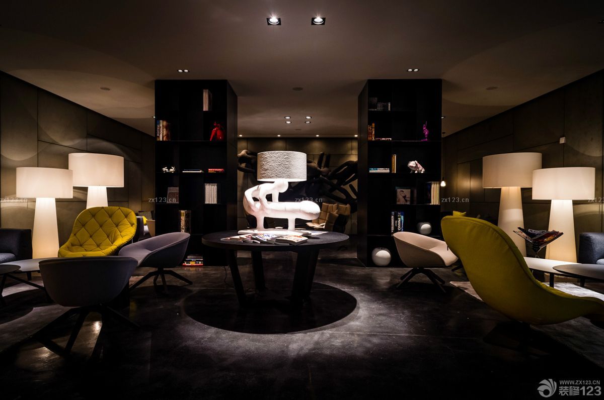 时尚地中海酒吧玄关桌装修效果图片