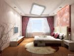 70平米家庭两室一厅卧室装修效果图