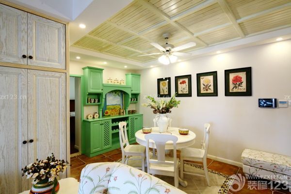美式乡村风格装修餐厅装饰设计