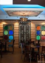 东南亚风格酒吧墙饰板装修效果图片