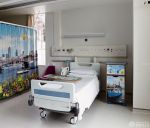 小型医院单人病房设计效果图 