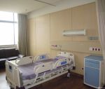 医院单人病房木质墙面装修效果图片