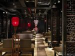 中式古典酒吧过道端景装修效果图片